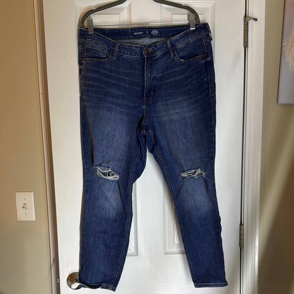 Old Navy Dark Blue Relaxed Jeans
